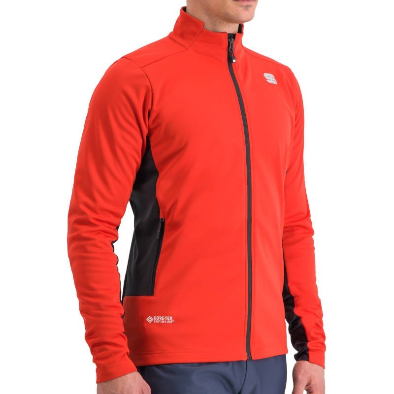 разминочная куртка Sportful Squadra Jacket 2023 Танго Красный разминочная куртка Sportful Squadra Jacket 2023 Танго Красный